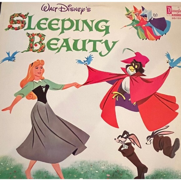 Walt Disney's Sleeping Beauty Vinyl LP Record VTG 1964 DQ1228 Disneyland Records - Picture 2 of 9
